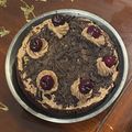 shaaan 的 好濃郁「巧克力戚風蛋糕」口感柔軟又濕潤。 cooksnap