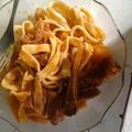 El cooksnap de Melina Albornoz cuando hizo Fideos cinta al huevo. ¡Caseros!.