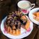 Cooksnap dari Fey_Pawonmungil untuk resep Puding Teh Susu Cincau & Vla Fiber Creme