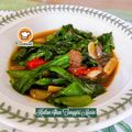 Cooksnap Mahadiah semasa beliau membuat Kailan Ikan Masin.