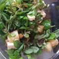 El cooksnap de Pilar Zeta Pe cuando hizo Ensalada de canónigos.