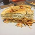 El cooksnap de Angie cuando hizo Empanada gallega de pollo.