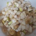 Bushra Mazhar's cooksnap of when they made Melon Banana Chaat.