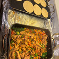 El cooksnap de juan santay cuando hizo Fajitas de pollo con pimiento morrón.