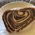 kisördög Cooksnap-ja, amikor elkészítette a(z) Kelt márványkuglóf receptet.