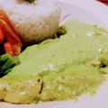 El cooksnap de Anaeli Ibarra cuando hizo Filetes de merluzas con salsa de queso crema y perejil.