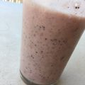 El cooksnap de Xio cuando hizo Licuado de banana y frutilla con leche.