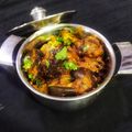 Rubina Dodhia's cooksnap of when they made Potato brinjal and onion stuff.