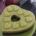 Cooksnap dari Maryami Siti untuk resep Puding Alpukat 🥑lapis Coklat🍫