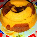 El cooksnap de Damaris Duartez cuando hizo Budín marmolado.