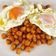 El cooksnap de Marisa Cuesta Moreno cuando hizo Garbanzos fritos con huevos.