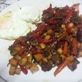 El cooksnap de Pamela Gonzalez cuando hizo Champiñones con verduras.