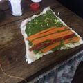 El cooksnap de Leticia Perdomo cuando hizo Matambre de cerdo al horno con puré de calabaza.