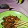 Cooksnap dari Nanda untuk resep Sate jamur tiram bumbu kacang