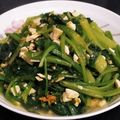秉珊媽Plenty 的 金沙皮蛋炒菠菜 cooksnap