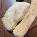 El cooksnap de Aldana Córdoba cuando hizo Ciabatta italiana.