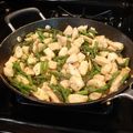 cathydenora's cooksnap of when they made Chicken asparagus lemon stir fry.