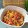 Cooksnap Sesimple Loralin semasa beliau membuat Sayur goreng capsicum dan Kentang bersama bilis dan telur.