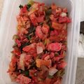 El cooksnap de Salvador de León Jiménez cuando hizo Tacos de Marlin Ahumado.