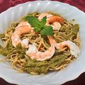 北美liuliu 的 青醬奶油海鮮義大利麵 cooksnap