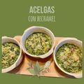 El cooksnap de Mara cuando hizo Acelgas con bechamel integral gratinadas.