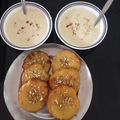 Simmi Garg's cooksnap of when they made Malpua with rabdi(sweet pancake with sweet cream)EID MUBARAK 😊.