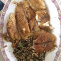 El cooksnap de Enrique Salmerón cuando hizo Filete de pescado oriado.