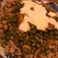 kezdő gourmet Cooksnap-ja, amikor elkészítette a(z) Gombás-borsós tejfölös receptet.