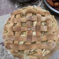 El cooksnap de Martina cuando hizo Kuchen de manzana.
