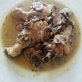 El cooksnap de Carmen Flamenco cuando hizo Muslos de pollo con champiñones al limón.