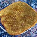 El cooksnap de Jilmar Pérez cuando hizo Hot cakes de avena, naranja y coco.