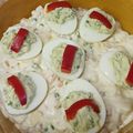 Ilona Somlyai Cooksnap-ja, amikor elkészítette a(z) Medvehagymás-sajtkrémes töltött tojás receptet.