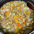 El cooksnap de José Tomás Jiménez cuando hizo Charquicán vegan.