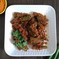 Payal Bhatt's cooksnap of when they made ભરવા ભીંડી (Bharva Bhindi in Gujarati).