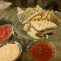 Haniya Khan's cooksnap of when they made Sand Wich.