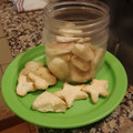 El cooksnap de Gaby cuando hizo Galletitas de queso.