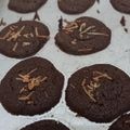 Cooksnap dari Halimatus Sa'diyah untuk resep Lidah kucing coklat almond keju (tanpa cetakan)