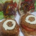 El cooksnap de Estela cuando hizo Hamburguesa de Soja Texturizada Vegana.