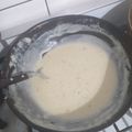 El cooksnap de Morena Ratata cuando hizo Salsa blanca o Bechamel.