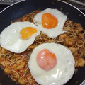 El cooksnap de Antonia García Fernández cuando hizo Gulas con gambas al ajillo y tomate frito.