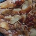 El cooksnap de Alejandra Manente cuando hizo Torta integral invertida de manzana.