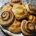 El cooksnap de Karen Zubiaurre cuando hizo Rolls de canela.
