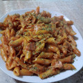 El cooksnap de Elena C cuando hizo Pasta con puerro, bacon y champiñones.