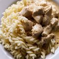 Mónika Gyurászné Cooksnap-ja, amikor elkészítette a(z) Tejszínes-mustáros hús receptet.