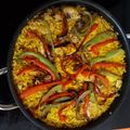 El cooksnap de Jorge Fernández Regidor cuando hizo Paella con pollo.