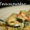 El cooksnap de Gema la gaditana cuando hizo Spaghetti cremoso con calabacín y queso de trufa.