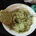 El cooksnap de Pizzas Natalia Noelia cuando hizo Guacamole.