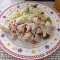 El cooksnap de Sebastián Huaiquin Godoy cuando hizo Filete de pollo a la crema acompaño de arroz.
