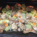 El cooksnap de Aitor cuando hizo Conejo al horno.
