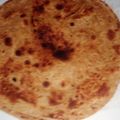 Harpreet manga का कुकस्नैप जब उन्होंने मसाला लच्छा पराठा (Masala lachha paratha recipe in hindi) बनाया था।